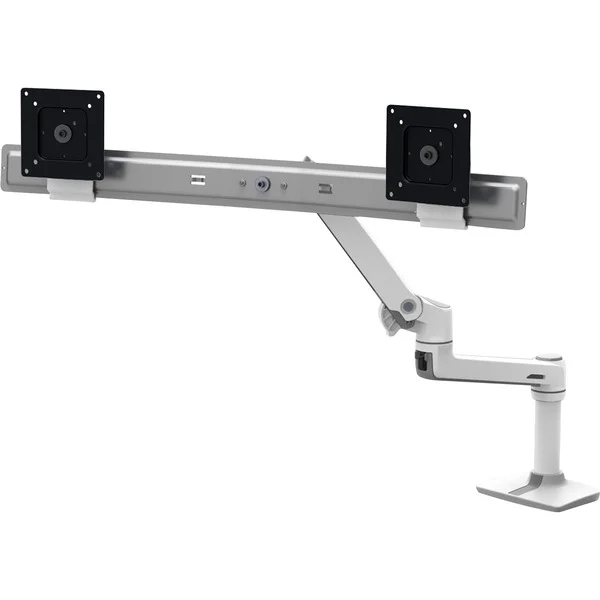 Ergotron LX Dual Direkt, Monitorhalterung (weiß)