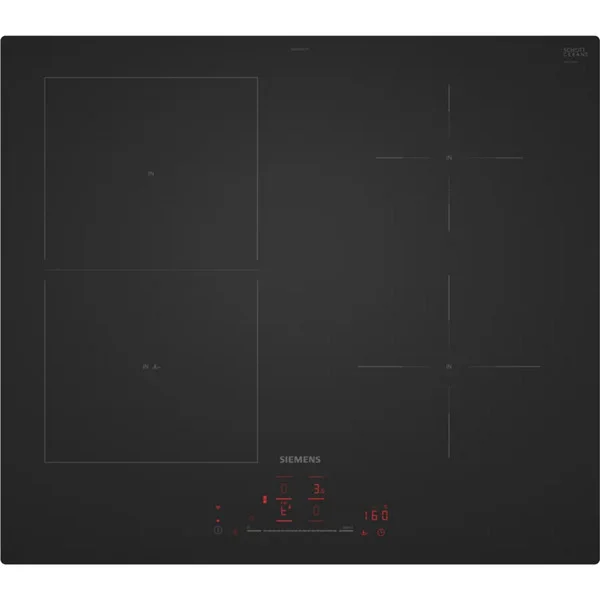 Siemens ED61AHSC1E IQ500, Autarkes Kochfeld (schwarz (matt), 60 cm, Home Connect)