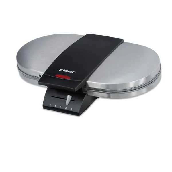 Cloer Doppel-Waffeleisen 1329 (silber/schwarz, 1.200 Watt)