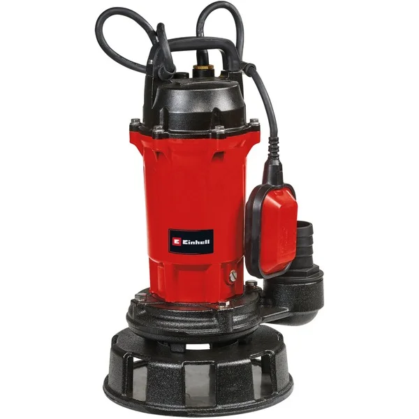 EINHELL Schmutzwasserpumpe GE-DP 900 Cut, Tauch- / Druckpumpe (rot/schwarz, 900 Watt)