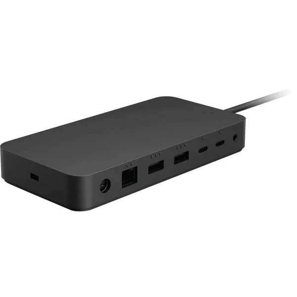 Microsoft Surface Thunderbolt 4-Dock, Dockingstation (schwarz, USB-C, USB-A, Thunderbolt 4)