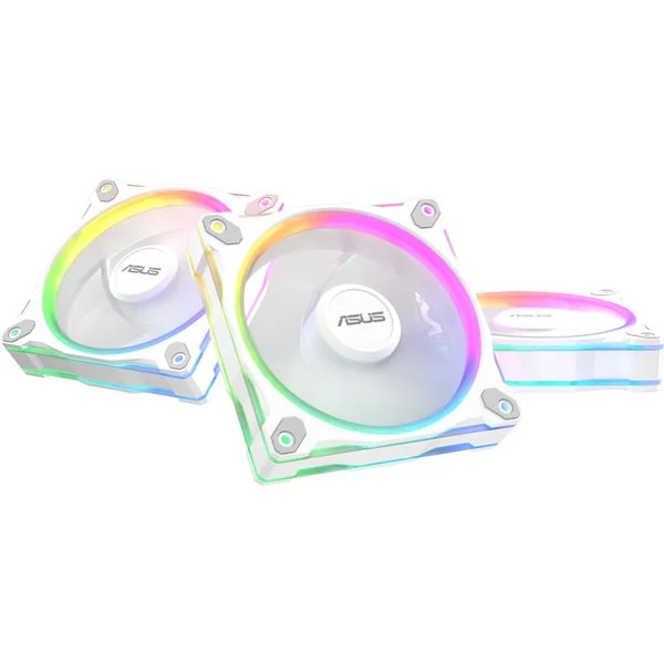 ASUS Prime MR120 ARGB Fan, Gehäuselüfter (weiß, 3er Pack, 120 mm)