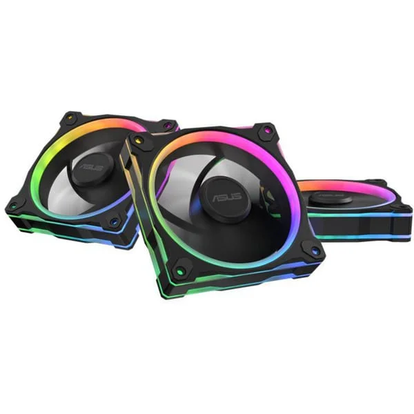 ASUS Prime MR120 ARGB Fan, Gehäuselüfter (schwarz, 3er Pack, 120 mm)