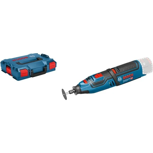 Bosch Professional Akku-Rotationswerkzeug GRO 12V-35 Professional, Multifunktions-Werkzeug (blau/schwarz, ohne Akku und Ladegerät, in L-BOXX)