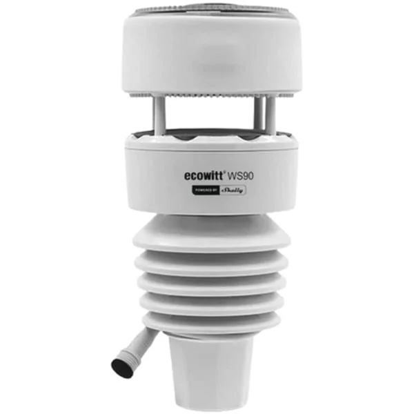 Shelly Ecowitt WS90 7in1 Wetterstation (weiß, Bluetooth, Zigbee)