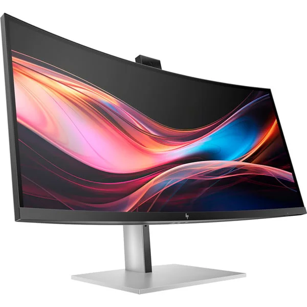 HP Series 7 Pro 734pm Konferenzmonitor, LED-Monitor (86.4 cm (34 Zoll), schwarz/silber, WQHD, IPS-Black, Curved, USB-C, Thunderbolt 4, HDMI, DP, 120Hz Panel)