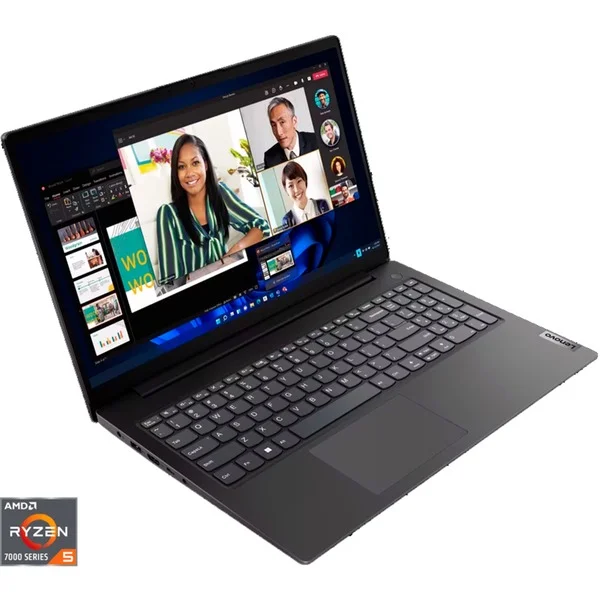 Lenovo V15 G4 AMN (82YU00JYGE), Notebook (schwarz, AMD Ryzen 5 7520U, AMD Radeon 610M, 16 GB LPDDR5, 512 GB (512 GB SSD), Windows 11 Pro)