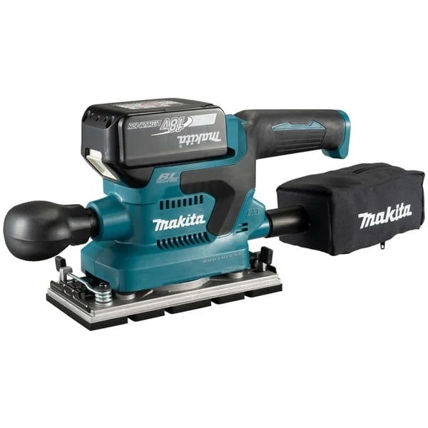 Makita Akku-Schwingschleifer DBO382Z, 18Volt (blau/schwarz, ohne Akku und Ladegerät)