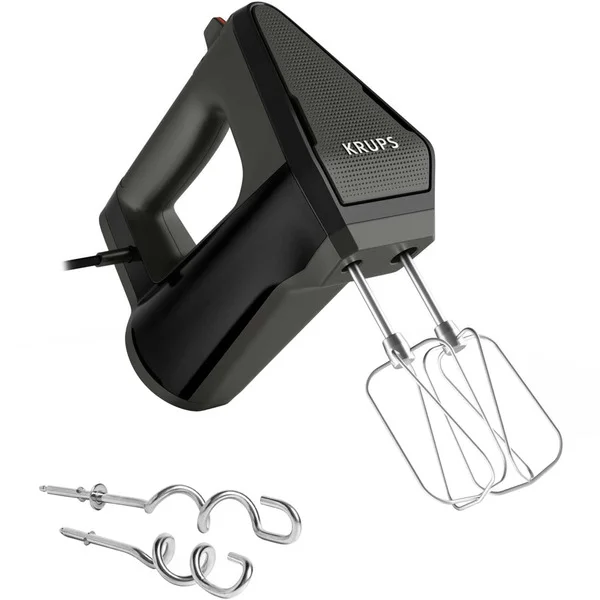 Krups Handmixer 3MIX 6000 GN6028 (schwarz, 600 Watt)