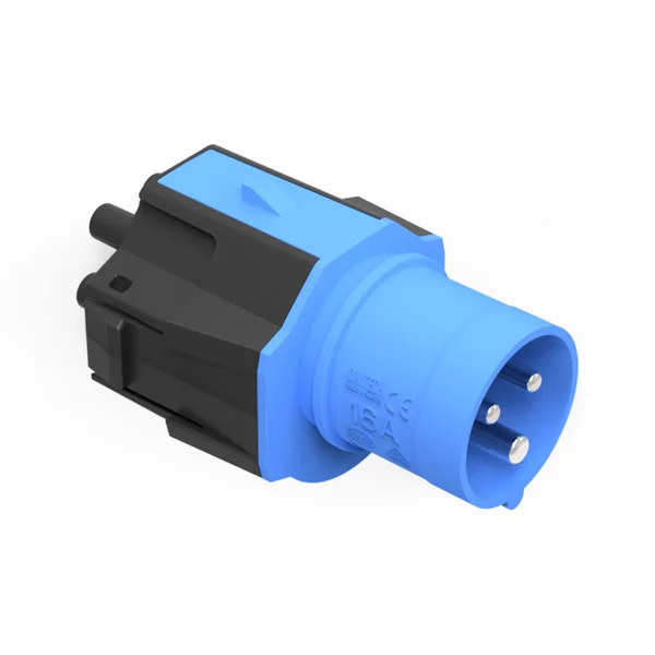 NRGkick Steckeraufsatz 16A - 3polig, max. 3,7kW, Adapter (schwarz/blau, für NRGkick Ladeeinheit)
