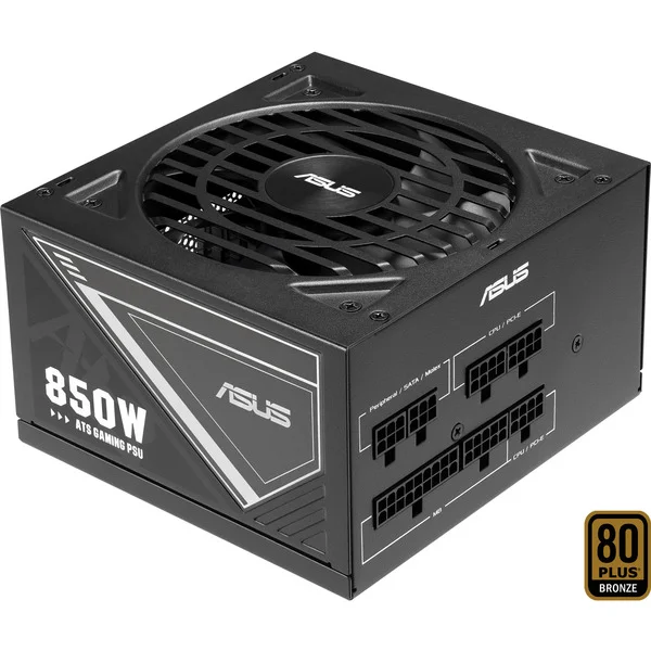 ASUS 850W-ATS Gold, PC-Netzteil (schwarz, 3x PCIe, 850 Watt)