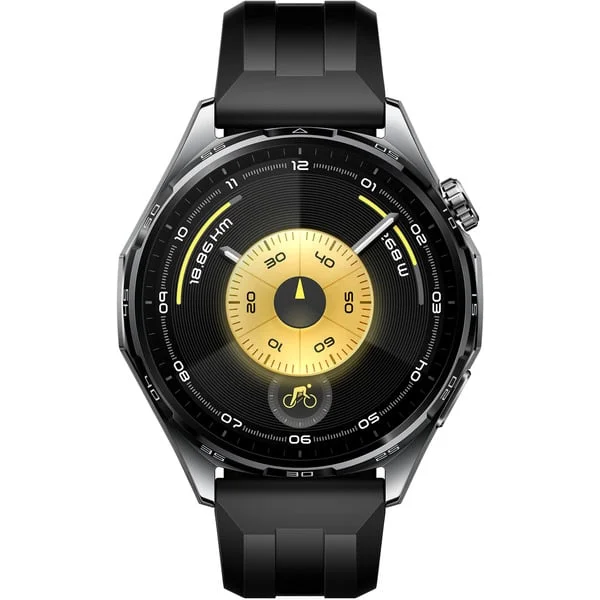 Huawei Watch GT 6 46mm (Atum-B19F), Smartwatch (schwarz, schwarzes Fluorelastomerarmband)