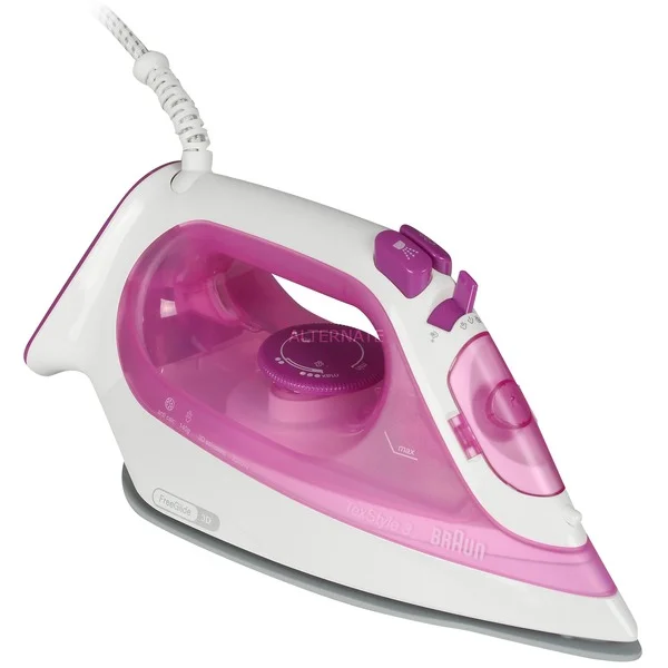 Braun TexStyle 3 SI 3030PU, Dampfbügeleisen (weiß/violett)