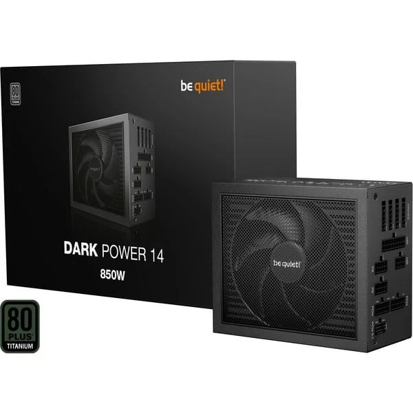be quiet! DARK POWER 14 850W, PC-Netzteil (schwarz, 1x 12-Pin High Power GPU, 4x PCIe, Kabelmanagement, 850 Watt)