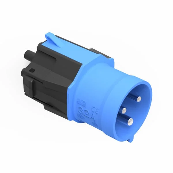 NRGkick Steckeraufsatz 32A - 3polig, max. 7,4kW, Adapter (schwarz/blau, für NRGkick Ladeeinheit)