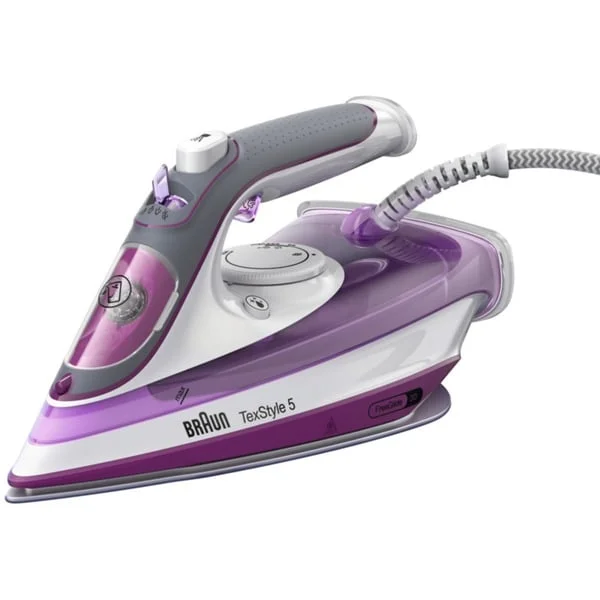 Braun TexStyle 5 SI 5037 VI, Dampfbügeleisen (violett/weiß)