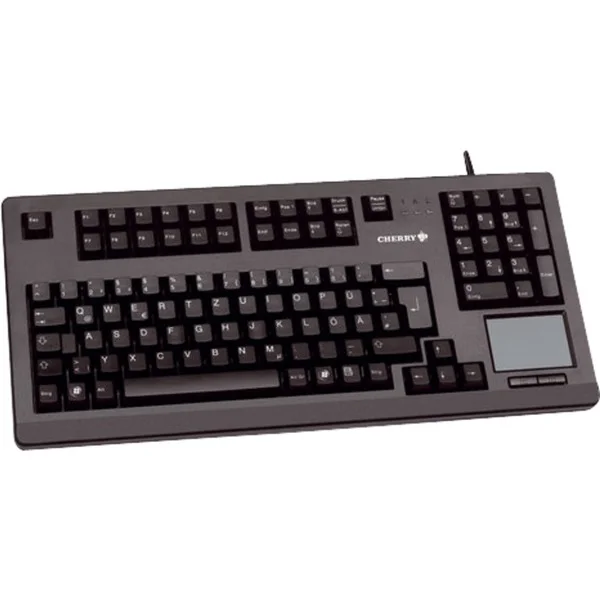 CHERRY TouchBoard G80-11900, Tastatur (schwarz, US-Layout, Cherry MX, mit Touchpad)