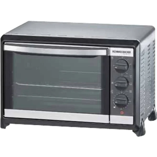 Rommelsbacher Kleinbackofen mit Umluft BG 1055/E, Mini-Backofen (silber/schwarz, Retail)