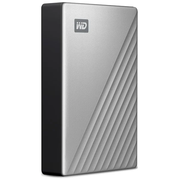 WD My Passport Ultra 4 TB, Externe Festplatte (silber/schwarz, USB-C 3.2 Gen 1)