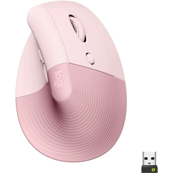 Logitech Lift, Maus (rosa, Logi Bolt, Bluetooth, Windows/macOS/iPadOS)