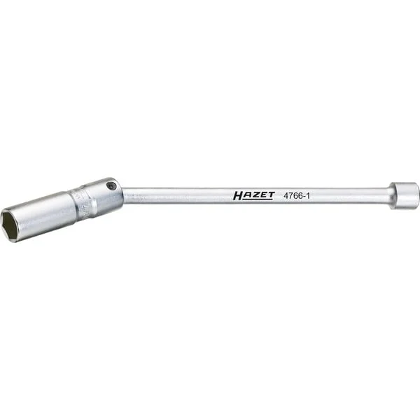 Hazet Zündkerzenschlüssel 4766-1, 16mm (5/8"), Steckschlüssel (3/8", mit Kronenfeder)