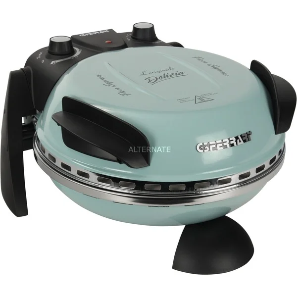 G3 Ferrari Delizia Pizzaofen G1000613 (hellblau, 1.200 Watt, für Pizza Ø 31cm)