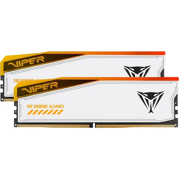 Patriot DIMM 32 GB DDR5-6000 (2x 16 GB) Dual-Kit, Arbeitsspeicher (schwarz, PVER532G60C36KT, Viper Elite 5 RGB, INTEL XMP, AMD EXPO)