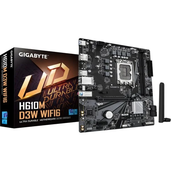 GIGABYTE H610M D3W WIFI6, Mainboard (schwarz/grau)