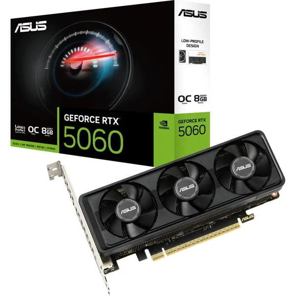 ASUS GeForce RTX 5060 LP BRK OC 8 GB, Grafikkarte (DLSS 5, 1x DisplayPort, 2x HDMI 2.1)
