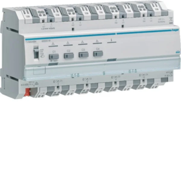 Hager Universal-Dimmaktor vierfach 4x600 Watt, Dimmer (Retail)