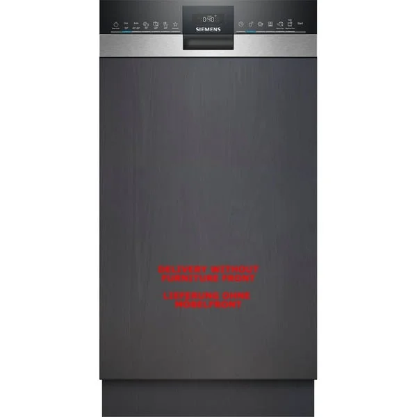 Siemens SR55ZS10ME iQ500, Spülmaschine (edelstahl (gebürstet)/schwarz, 45 cm, Home Connect)
