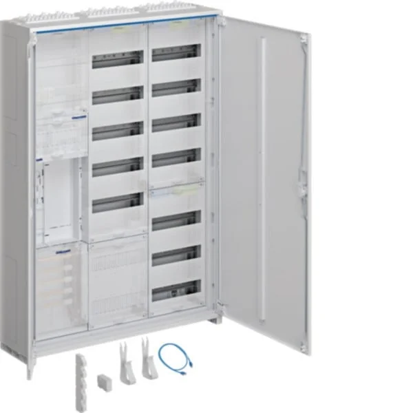 Hager Komplettschrank universal Zählerplatz BKE-I Aufputz Zähler VT13 1100 mm 3-feldrig ESA (weiß, Retail)