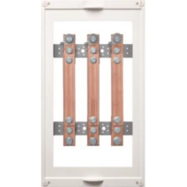Hager Wandlerbaustein, UniN, 450x250 mm, für Primärlaschen 180 mm (UE31SS400), Stromwandler (Lochabstand 150 mm, Aufsteckstrom­wandler)