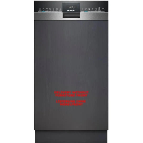 Siemens SR53HS74KE iQ300, Spülmaschine (edelstahl (gebürstet)/schwarz, 45 cm, Home Connect)
