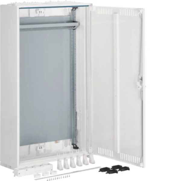 Hager Komplettschrank universal 950x550x205 Millimeter multimedia Schutzklasse II IP44 2-feld (weiß, Retail)