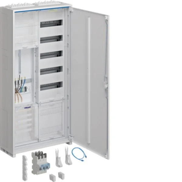 Hager Komplettschrank universal Zählerplatz einstöckig, 3-Punkt, Schutzart IP44 (weiß, Retail)