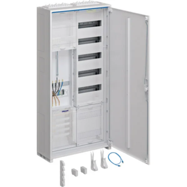 Hager Komplettschrank universal 1100x550x205 Millimeter Schutzklasse II IP44 ein Zählerplatz VF 5rh APZ zwei Felder (weiß, Retail)