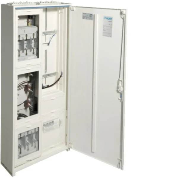 Hager Wandler- und Messerschrank FP82W1N, Schaltkasten (weiß, Retail)