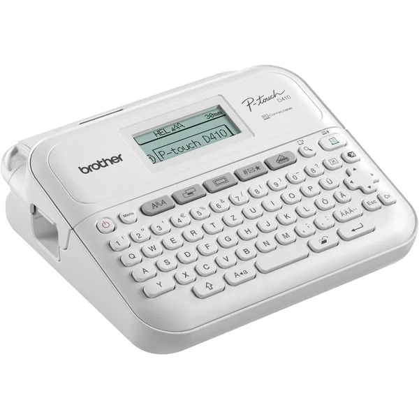Brother PT-D410, Beschriftungsgerät (weiß)