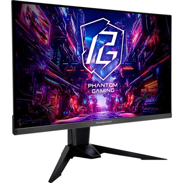 ASRock PGO27QFV QD-OLED, Gaming-Monitor (68.6 cm (27 Zoll), schwarz, QHD, HDMI, DP, USB-C, Wi-Fi-Antenne, 360Hz Panel)
