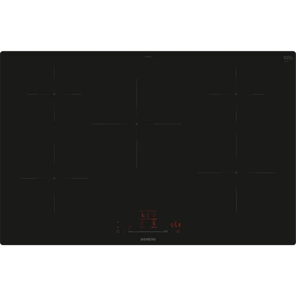 Siemens EH801HVB1E iQ100, Autarkes Kochfeld (schwarz, 80 cm, Home Connect)