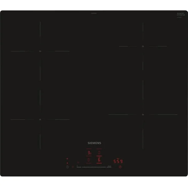 Siemens EH601HEB1E iQ100, Autarkes Kochfeld (schwarz, 60 cm, Home Connect)