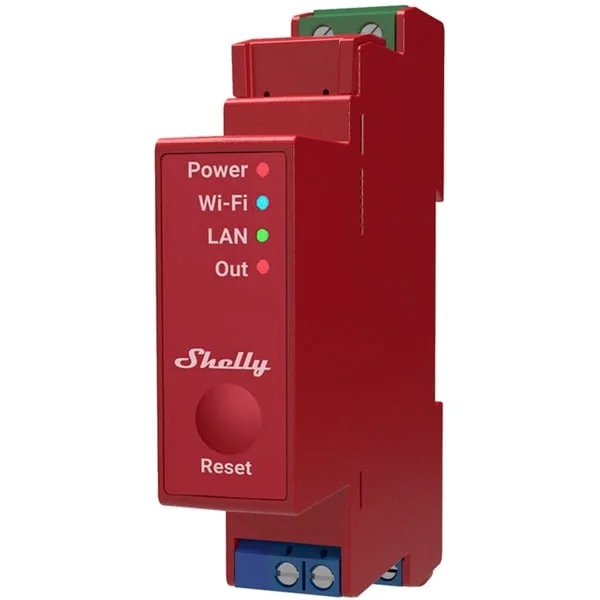 Shelly Pro 1 PM, Relais (ein Kanal)