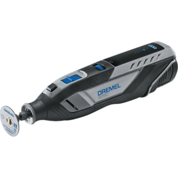 Dremel Akku-Multifunktions-Werkzeug 8250-5/65 (Platinum+), 12Volt (schwarz/grau, Li-Ion-Akku 2Ah, 65-teiliges Zubehör, Dremel Box)