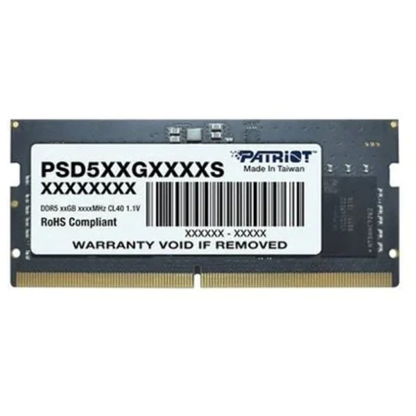 Patriot SO-DIMM 32 GB DDR5-4800, Arbeitsspeicher (schwarz, PSD532G48002S, Signature)