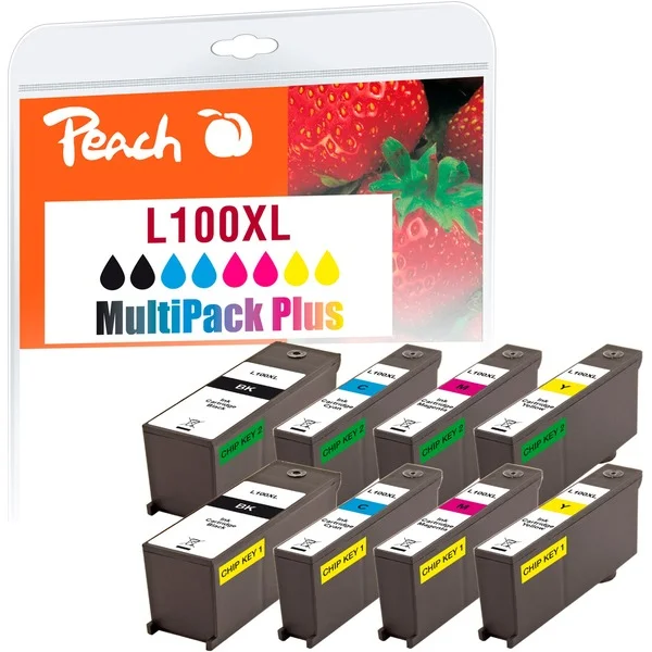 Peach Tinte Spar Pack PI400-34 (kompatibel zu Lexmark 100XL)