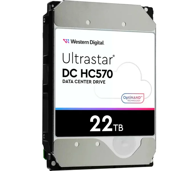 WD Ultrastar DC HC570 22TB, Festplatte (SATA 6 Gb/s, 3,5", SE)