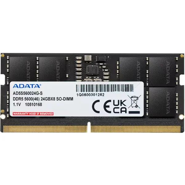 ADATA SO-DIMM 24 GB DDR5-5600, Arbeitsspeicher (AD5S560024G-S)