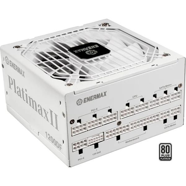 Enermax Platimax II D.F. 1200W, PC-Netzteil (weiß, 1x 12-Pin High Power GPU, 3x PCIe Kabelmanagement, 1000 Watt)