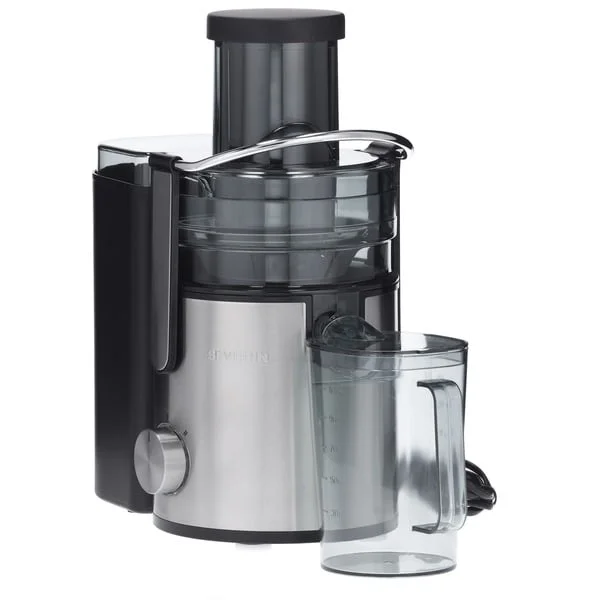 Severin Entsafter ES 3570 (edelstahl/schwarz, 800 Watt, Saftbehälter 1,1 Liter)